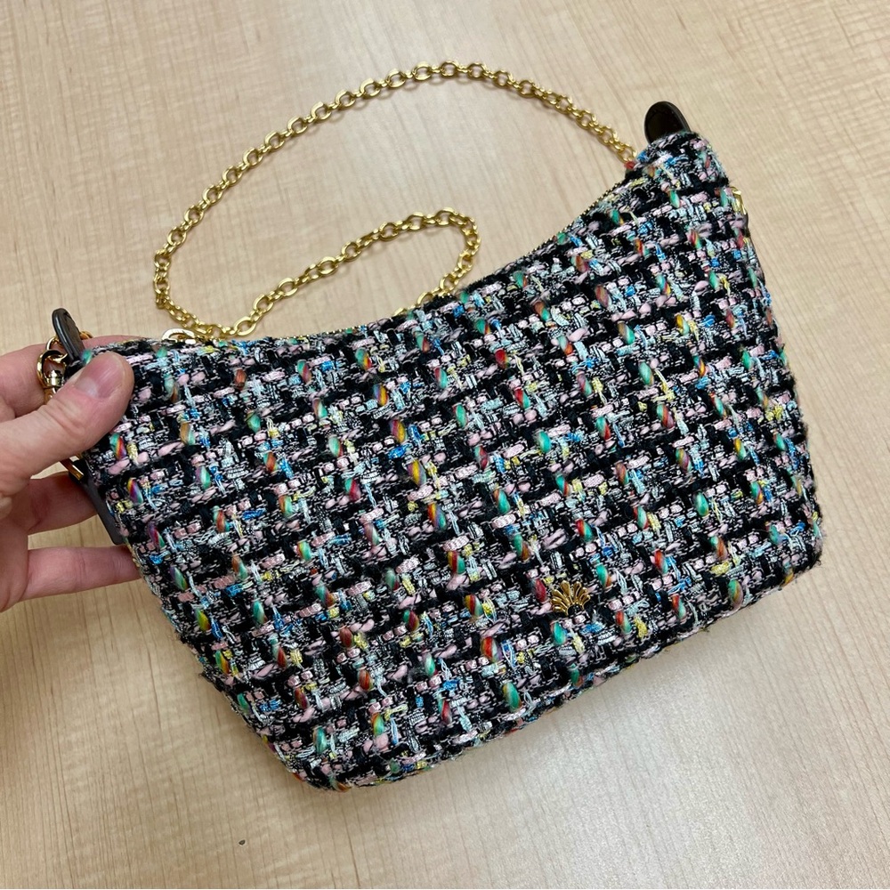 Lele Sadoughi Multicolor Tweed Crossbody Bag